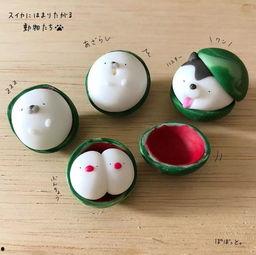 粘土吃瓜,创意吃瓜，趣味无限